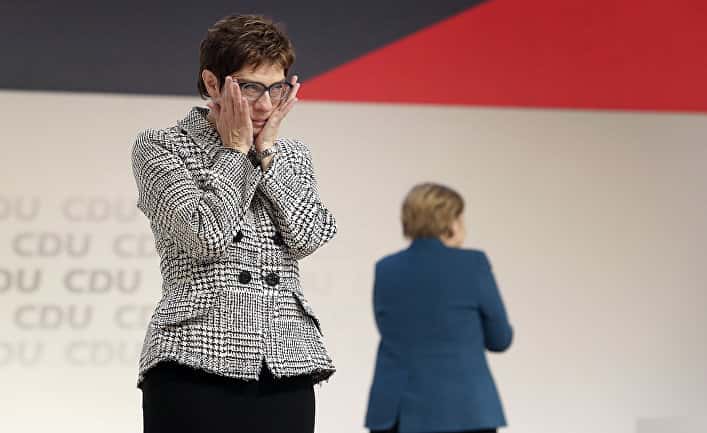 The quick end of the post-Merkel era in the German CDU. Annegret Kramp-Karrenbauer stepping down after parliamentarian disaster