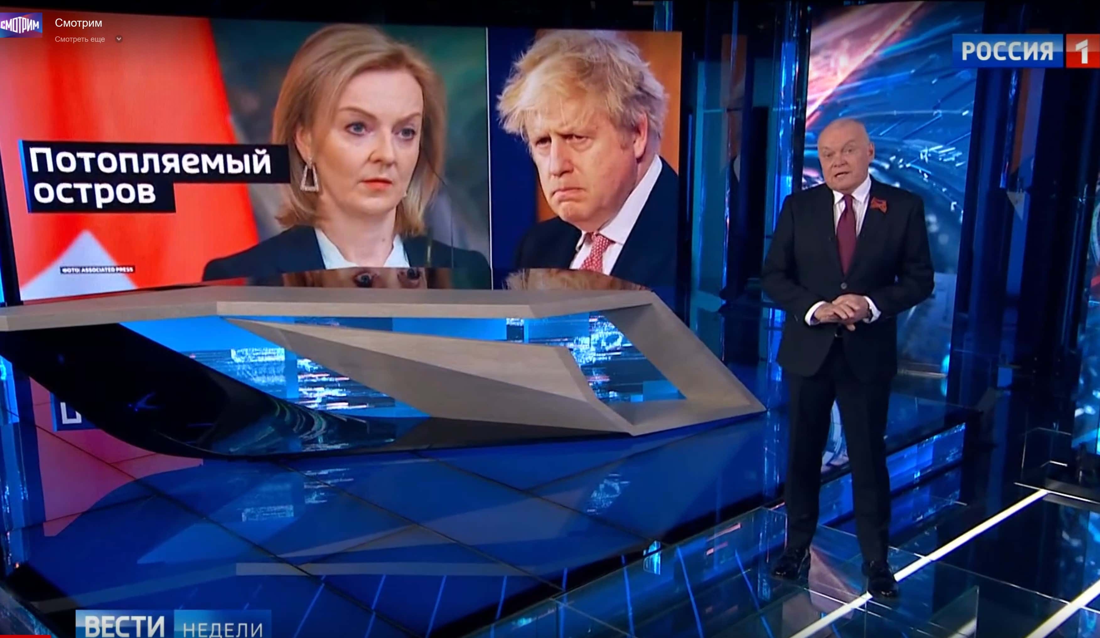 Британский ядерный удар по России: как Киселев поверил фейку о Джонсоне и ответил собственным фейком