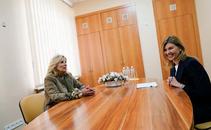 Первая леди США Джилл Байден встретилась с Еленой Зеленской в Ужгороде. Премьер-министр Канады Джастин Трюдо приехал в Ирпень