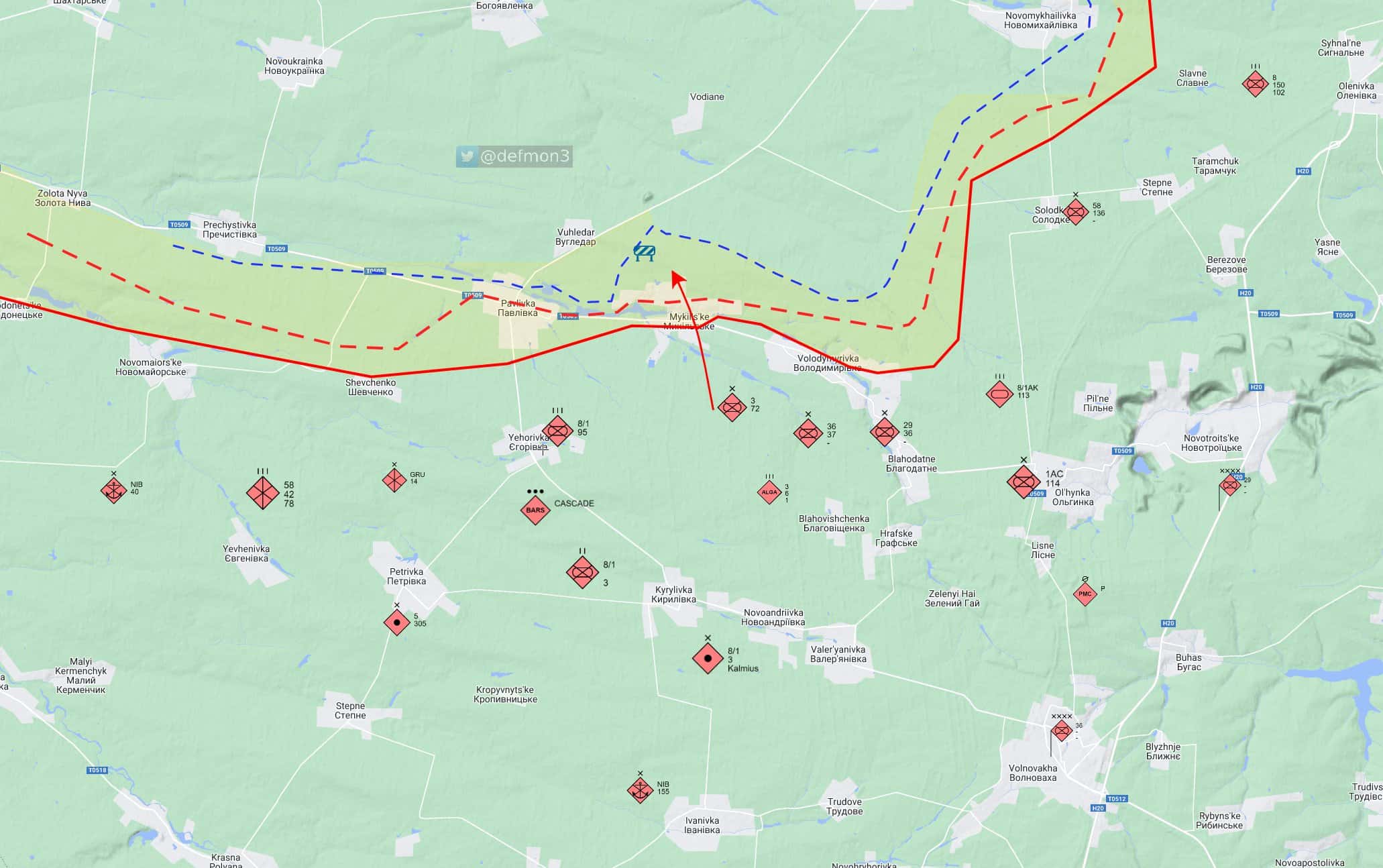 Мощные бои под Бахмутом и Угледаром, за две недели список погибших российских военных увеличился на 1555 человек. Что происходит на фронте