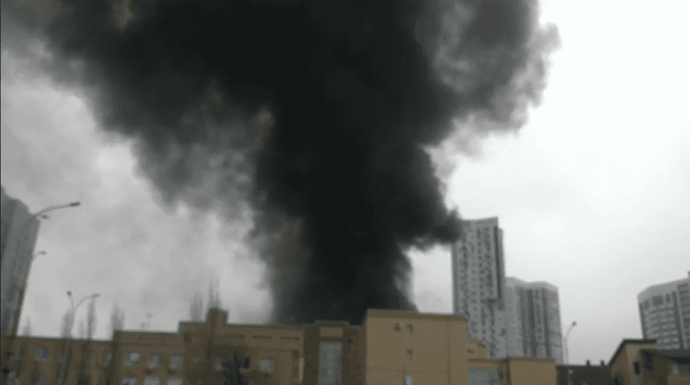 В здании ФСБ в Ростове-на-Дону произошел пожар — видео