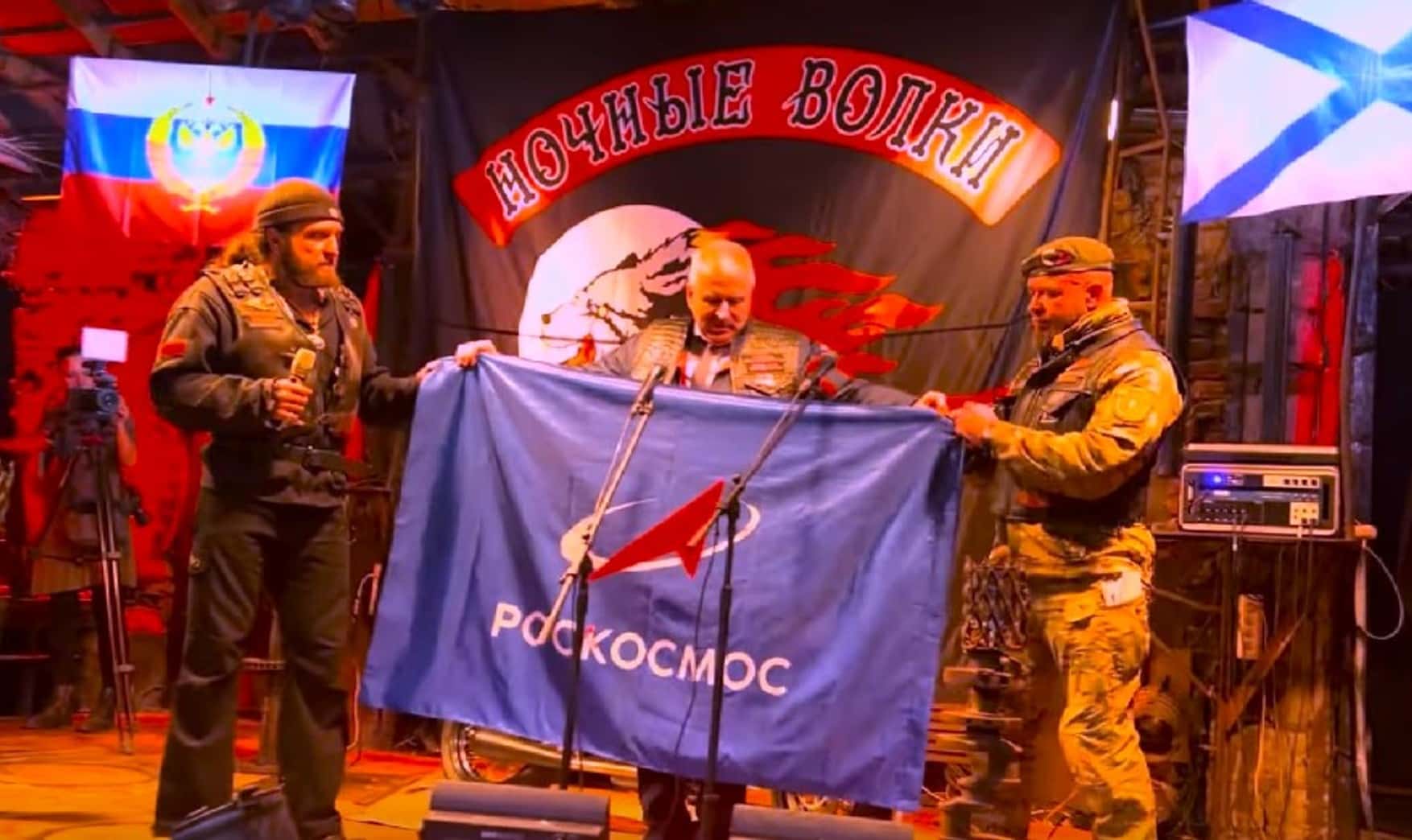 Off we go! How Roscosmos helps pro-Kremlin bikers kill Ukrainians