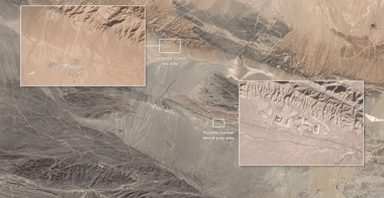 NYT: Китай тайно восстанавливает секретную базу для ядерных испытаний