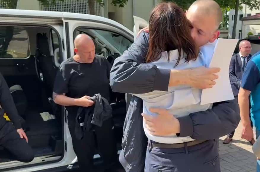 Belarus releases 14 political prisoners, including former presidential hopeful and key opposition figure Siarhei Tsikhanouski