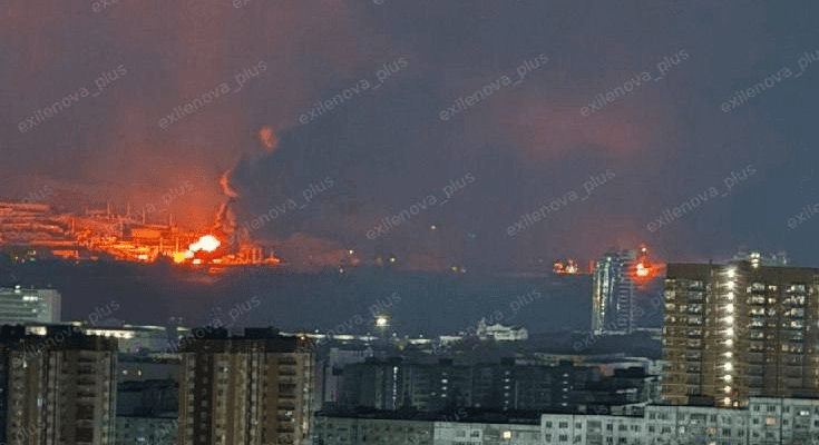 Transneft halts oil pumping to Russian port of Novorossiysk after Ukrainian drone strikes as city declares state of emergency 