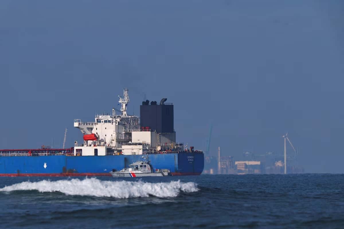 Detained Russian “shadow fleet” tanker Grinch released by France after paying multimillion-euro fine