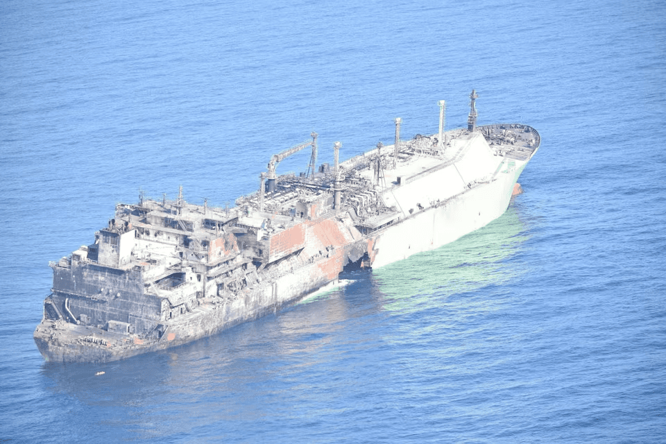 Russian LNG carrier Arctic Metagaz remains adrift in Mediterranean after being attacked by Ukrainian sea drone over a week ago