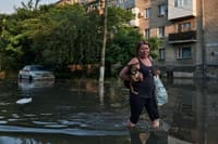 Evacuation of Kherson residents