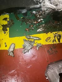  Последствия удара по гражданскому судну в одном из портов Одесской области