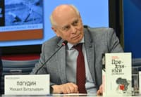 Razvedchik editor-in-chief Mikhail Pogudin