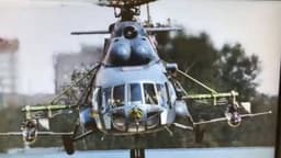 Подпись: Ми-8 с дронами-ракетами «Дань-М»