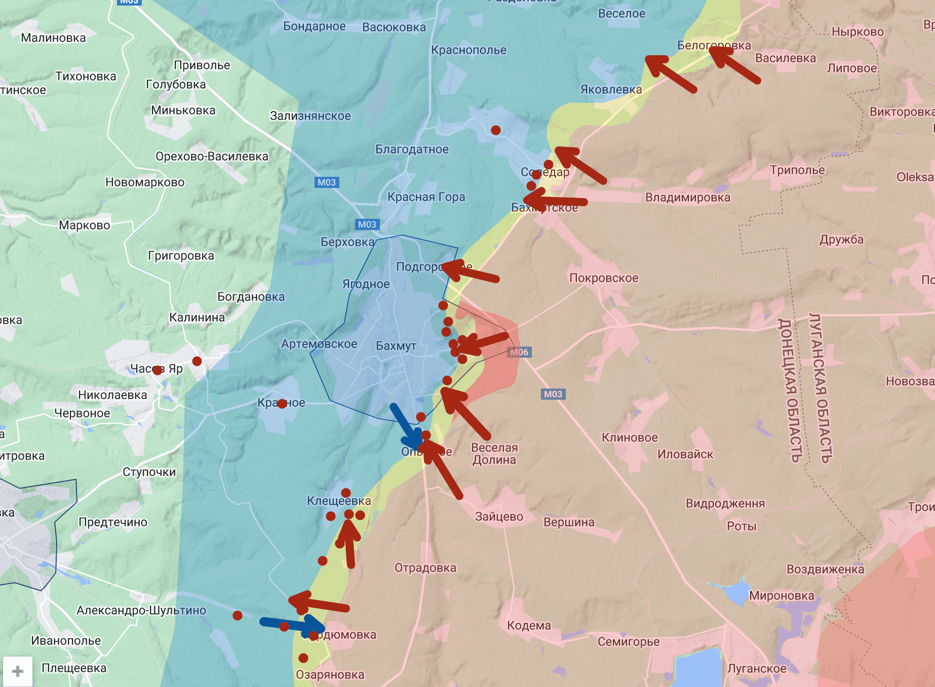 Россия атакует Украину «Геранями», под Бахмутом тяжелые бои, США ищут ракеты для Киева. Что происходит на фронте