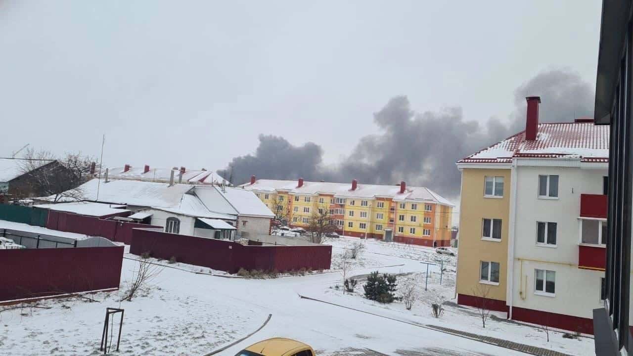Губернатор Белгородской области сообщил об очередном обстреле, начался пожар. Видео