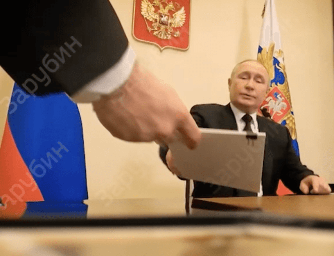 Kremlin releases staged footage of Putin’s “response” to Crocus City Hall attack