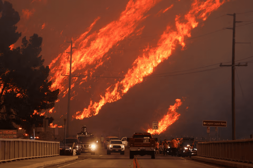 В Калифорнии начался новый лесной пожар. 31 тысяча человек должна эвакуироваться