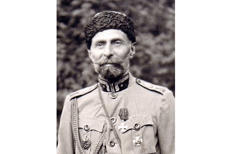 Командующий грузинской армией генерал-майор князь Георгий Квинитадзе