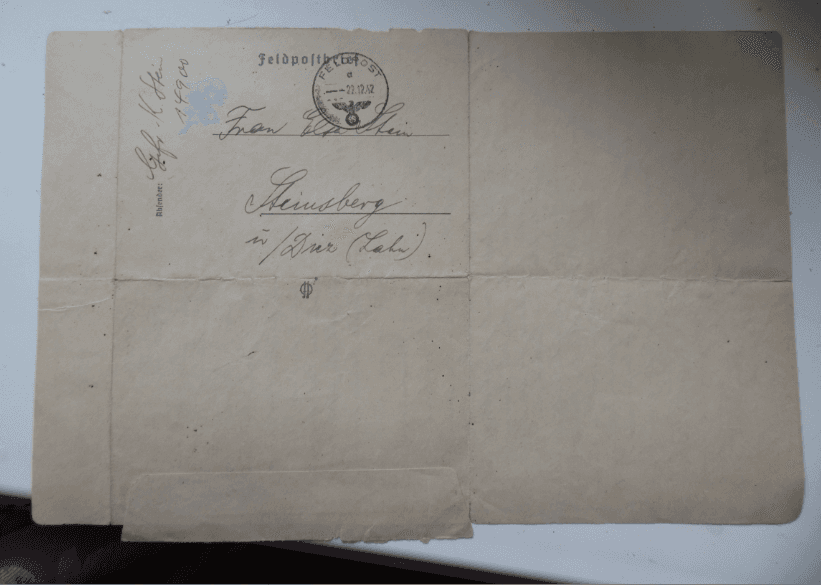 Письмо немецкого солдата из Сталинграда, 1942 год