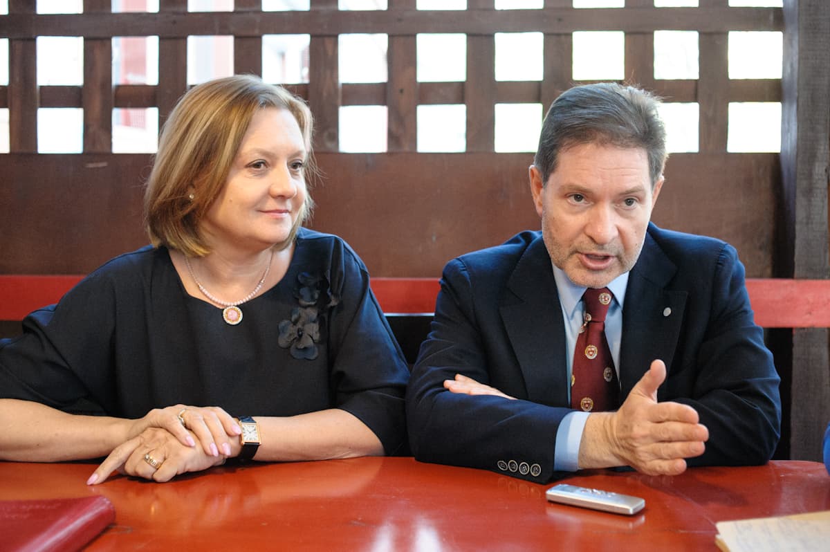 Андрей Безруков и Елена Вавилова