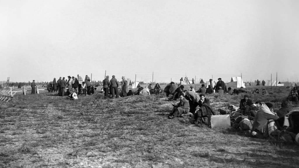 Испанские беженцы во Франции