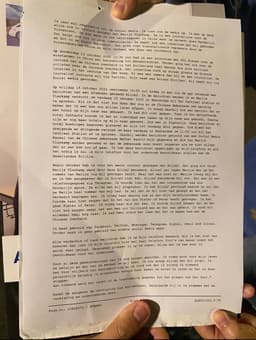 Официальные регистрации показаний Вана Цзинюя: два заключения об открытии дела, и письма от полиции