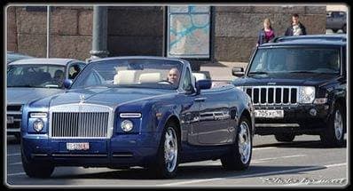 Тамбовский авторитет Васильев за рулем Роллс-Ройса