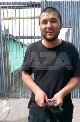 Скриншот из видео, которое расспространили Telegram-каналы после захвата заложников в ИК-19