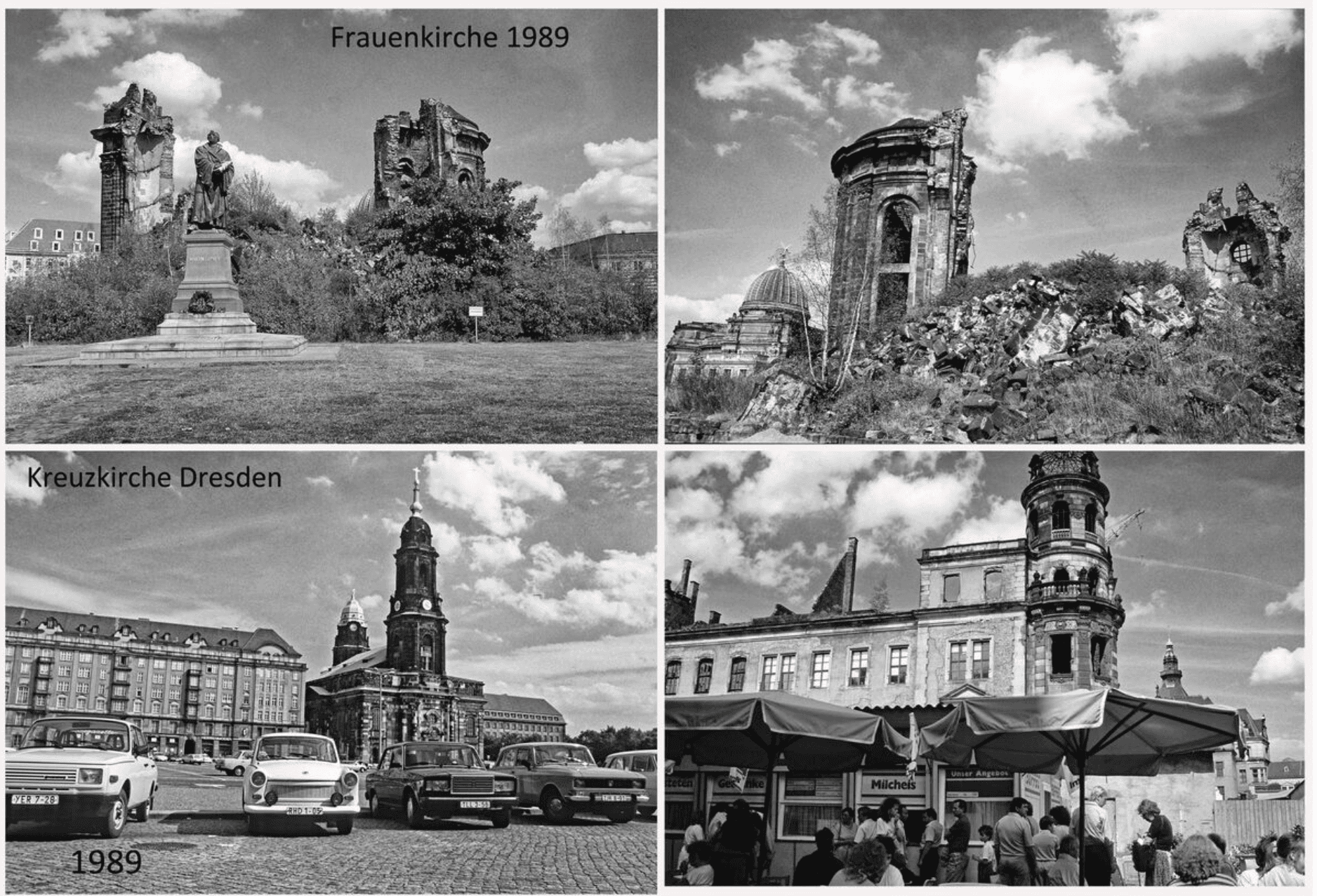 Дрезден в 1989 году