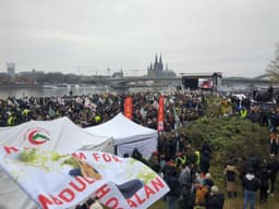 Кёльн, курдский марш в поддержку Оджалана и за решение курдского вопроса