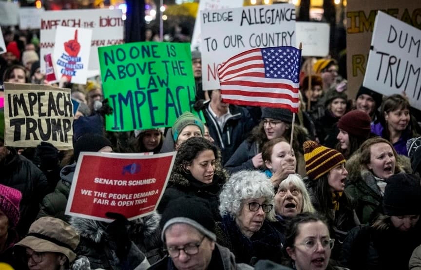Выступления за импичмент Трампа во время его первого срока