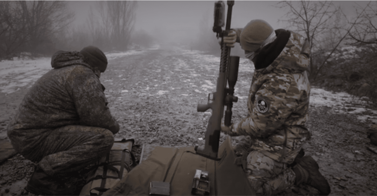 Снайперы 155-й бригады морской пехоты ТОФ с американской винтовкой Desert Tech и патронами Hornady