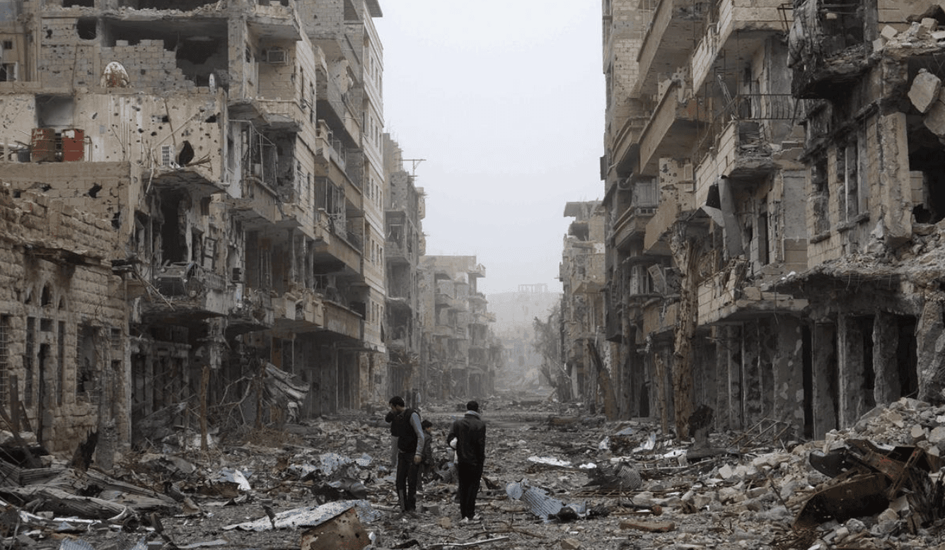 Так выглядел Алеппо после бомбардировки войсками Асада и Путина