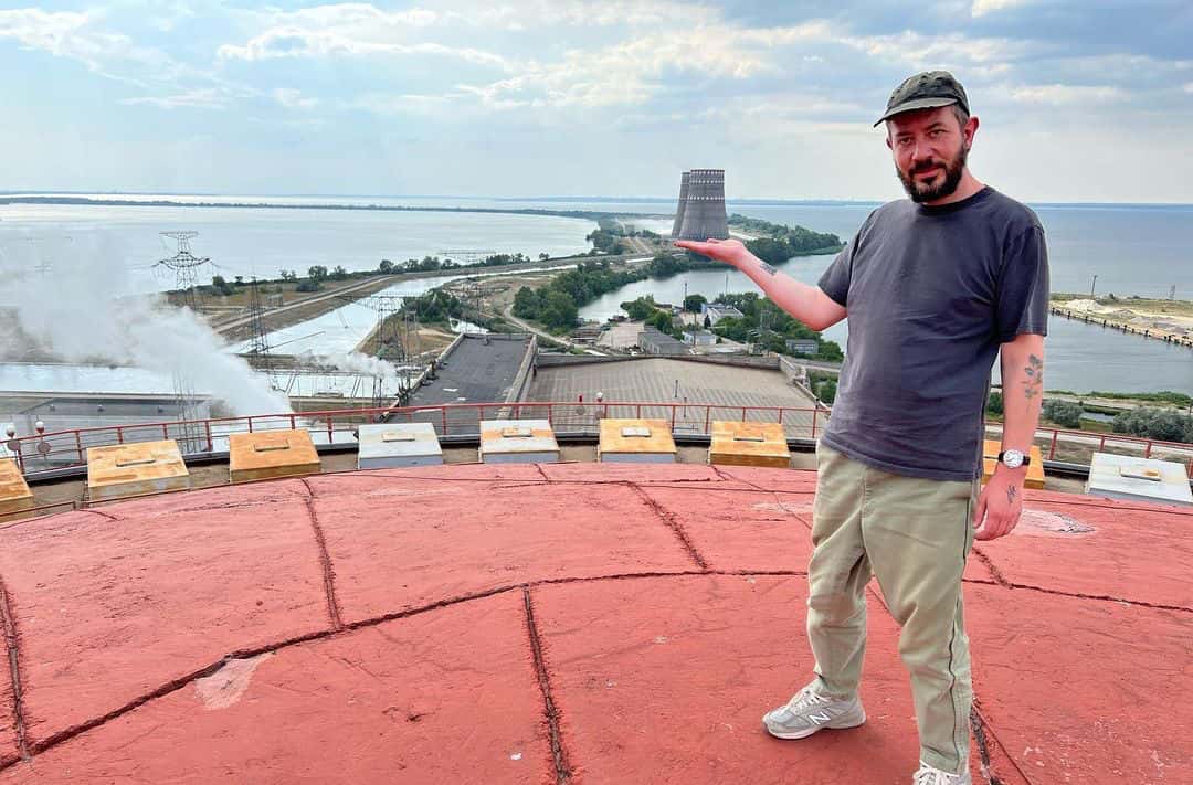 Артемий Лебедев приехал на оккупированную ЗАЭС и посмеялся над запретом посещать Украину