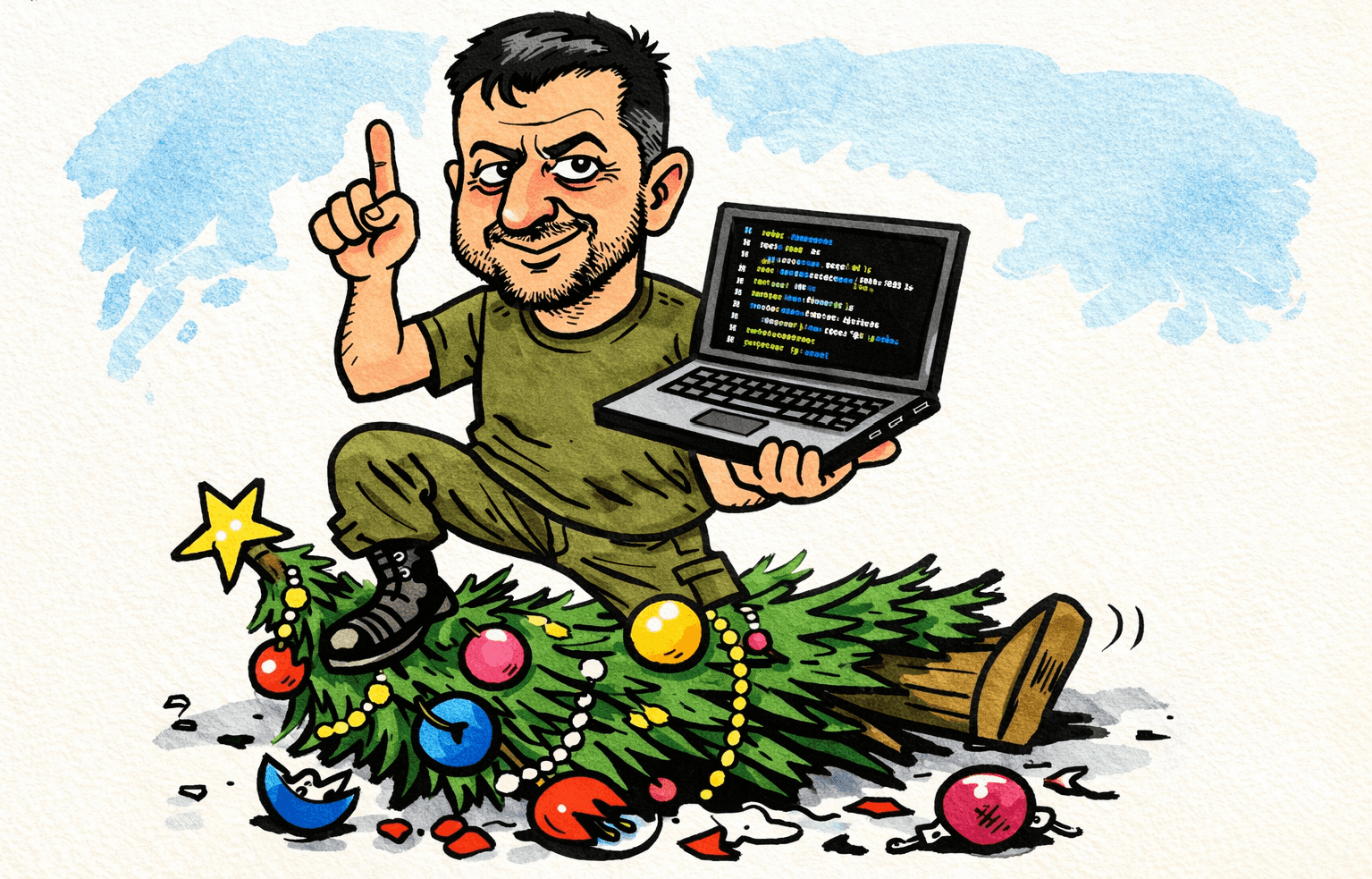 «Зеленский, похититель Рождества». Фейк кремлевских СМИ: в Украине заменили православное Рождество Днем программиста