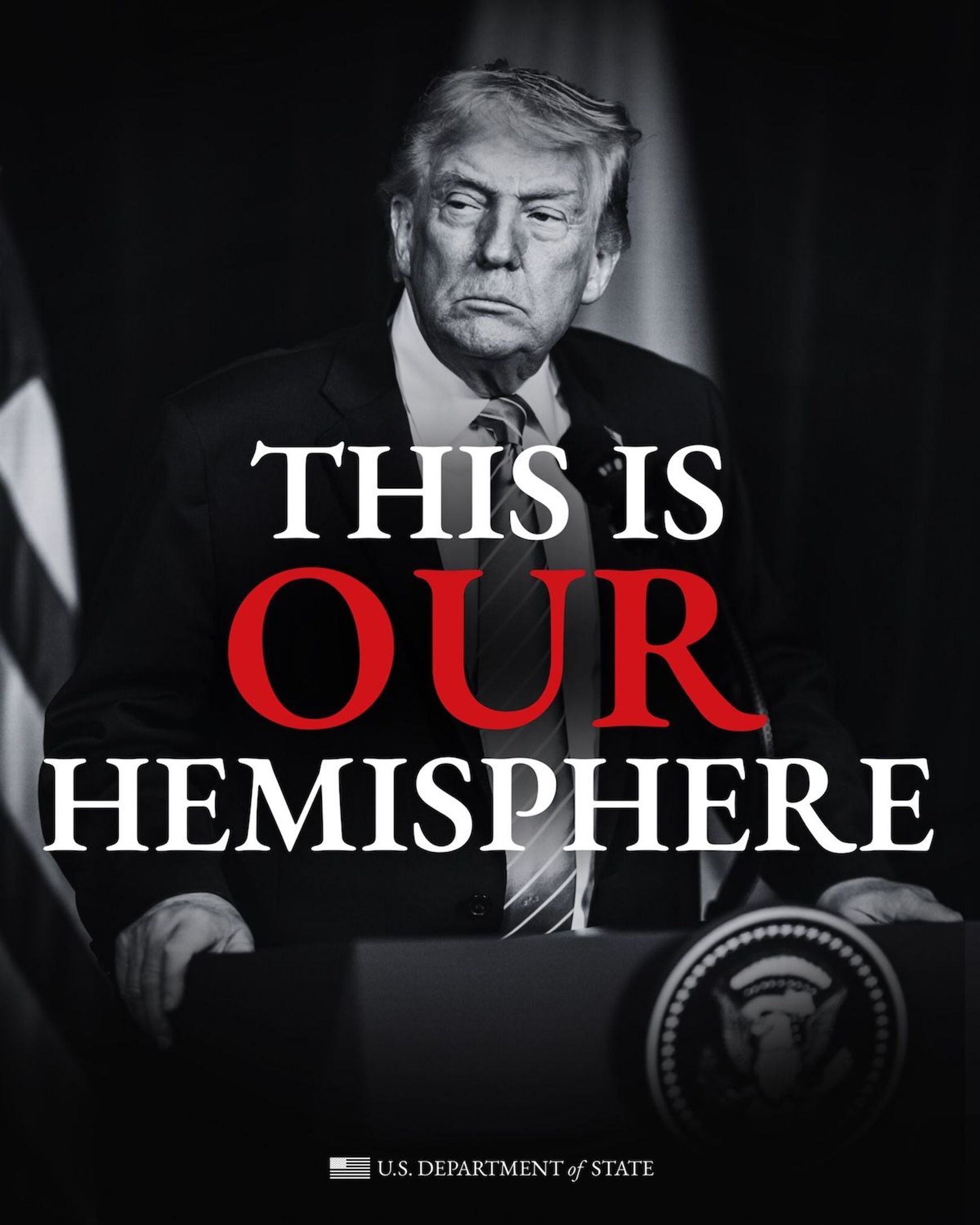 “This is our hemisphere,” read a post on social media by the U.S. State Department in January 2026