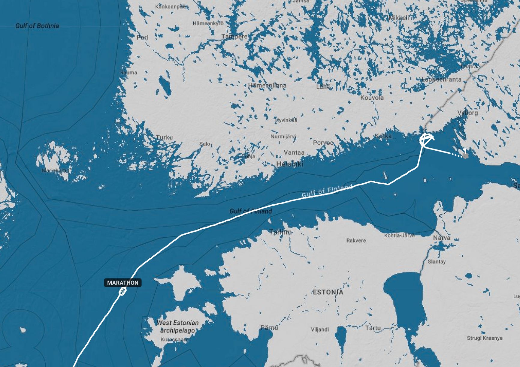 Скриншот: Starboard Maritime Intelligence