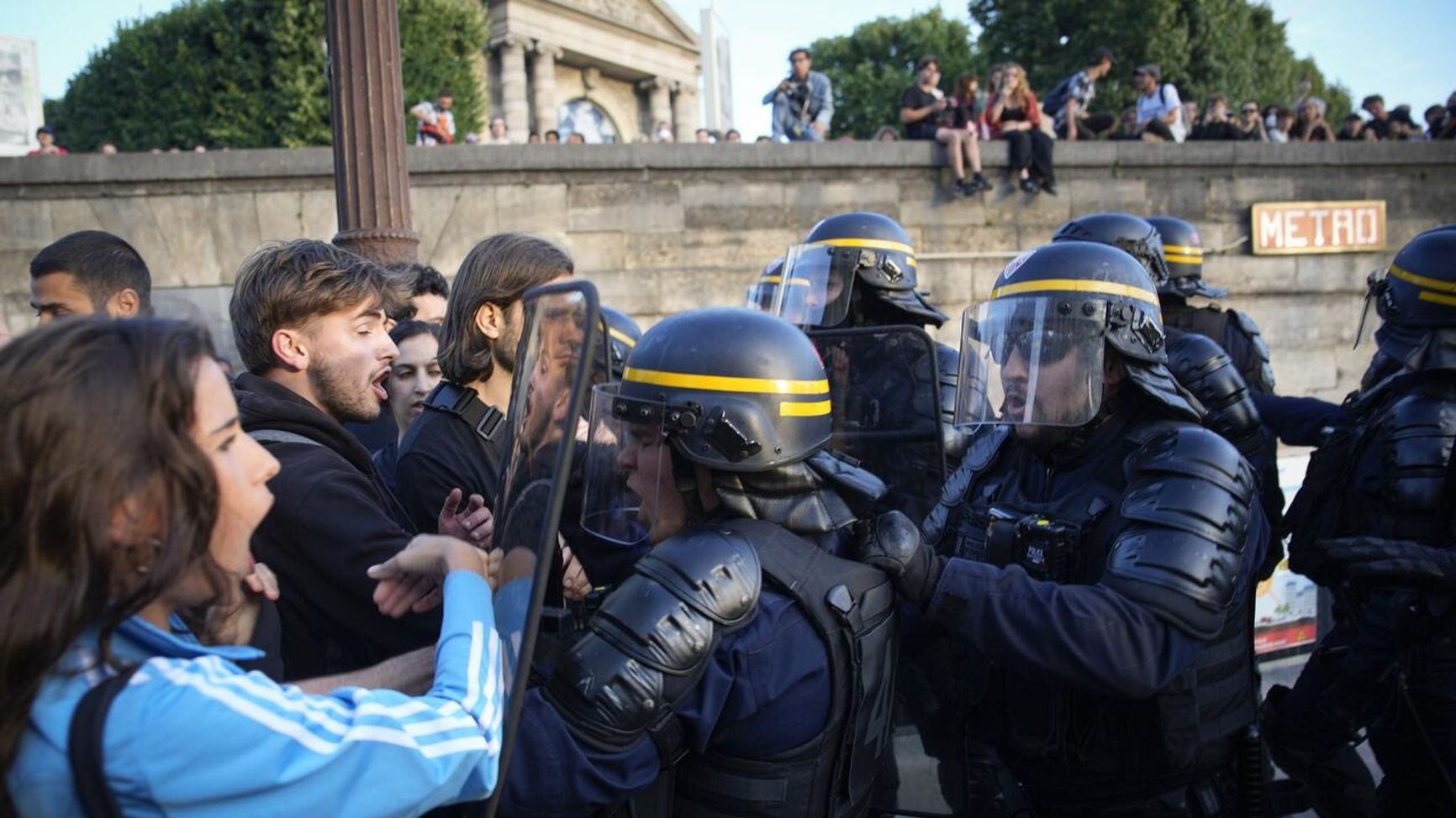 The rally in Lyon
