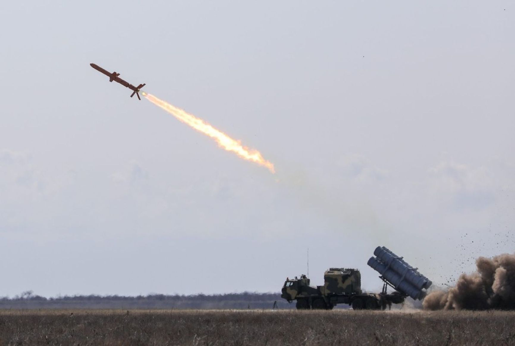 Launch of the Neptune missile