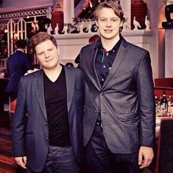 Игорь Лалакин и Артём Иванюженков, младший сын Бориса Иванюженкова