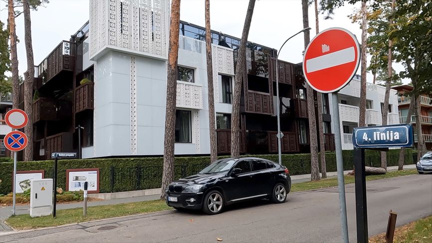 Andrey Bolotov's residence in Jūrmala.