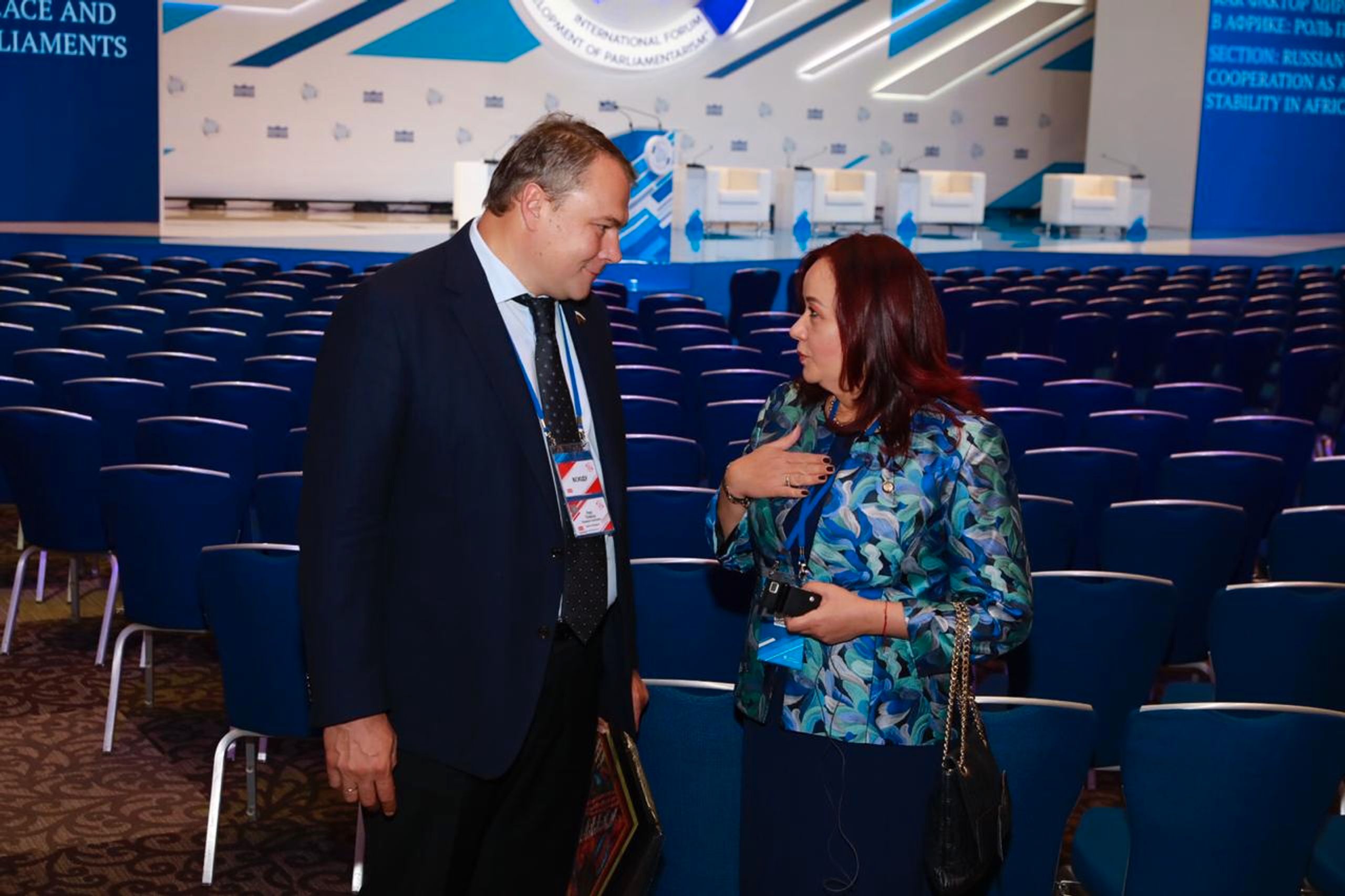 Cora Pinedo and Pyotr Tolstoy