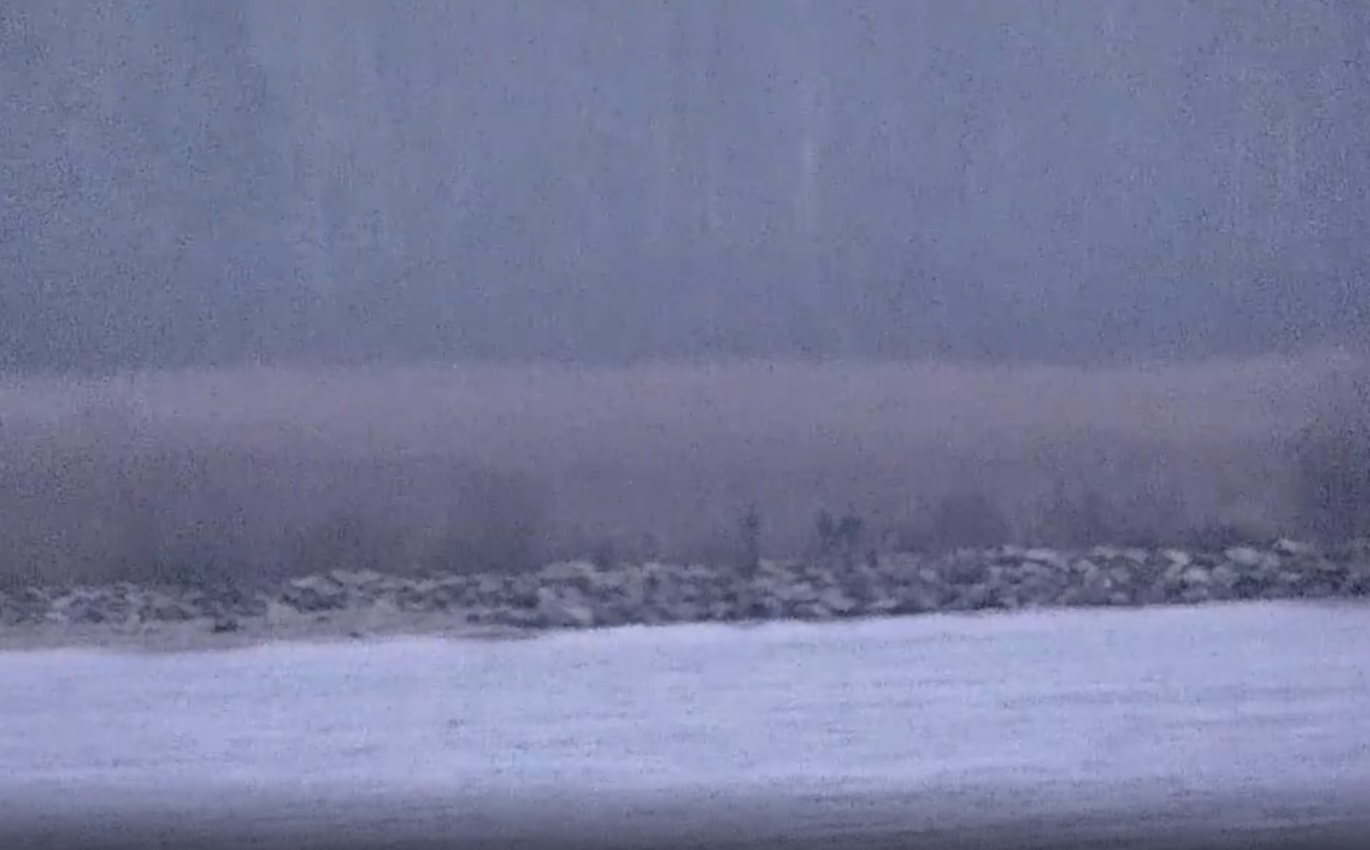 Три российских пограничника на Васкнарвском моле